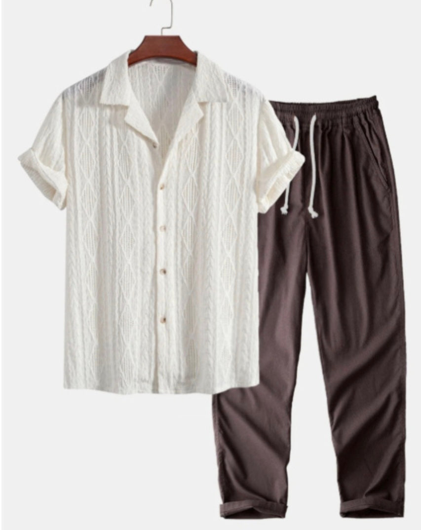 Summer Outfit Brise White&brown