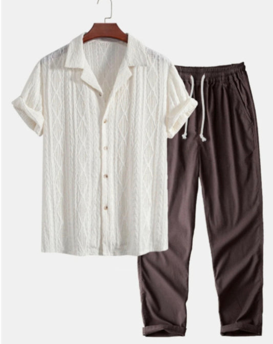 Summer Outfit Brise White&brown
